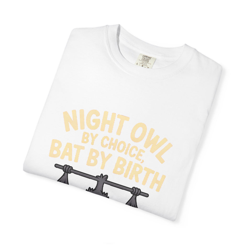 Night Owl By Choice Bat Shirt, Funny Bat T-Shirt, Cute Bat Wearing Sunglasses Tee, Halloween Gift for Night Owls