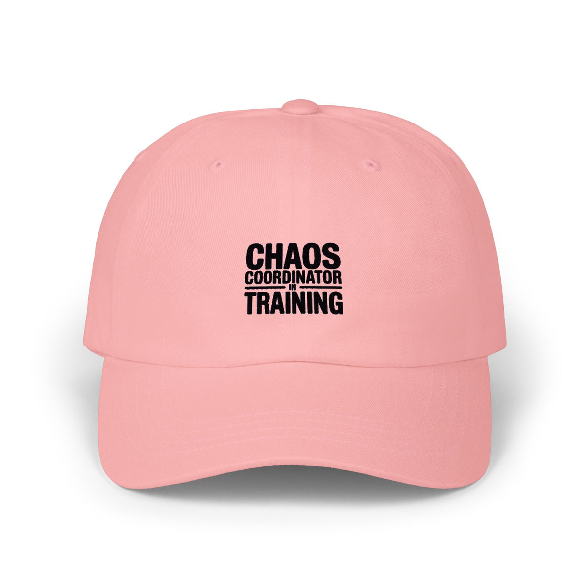 Chaos Coordinator In Training Dad Cap, Funny Embroidered Hat, Mom Life Cap, Sarcastic Gift for Parents, Unstructured Baseball Cap