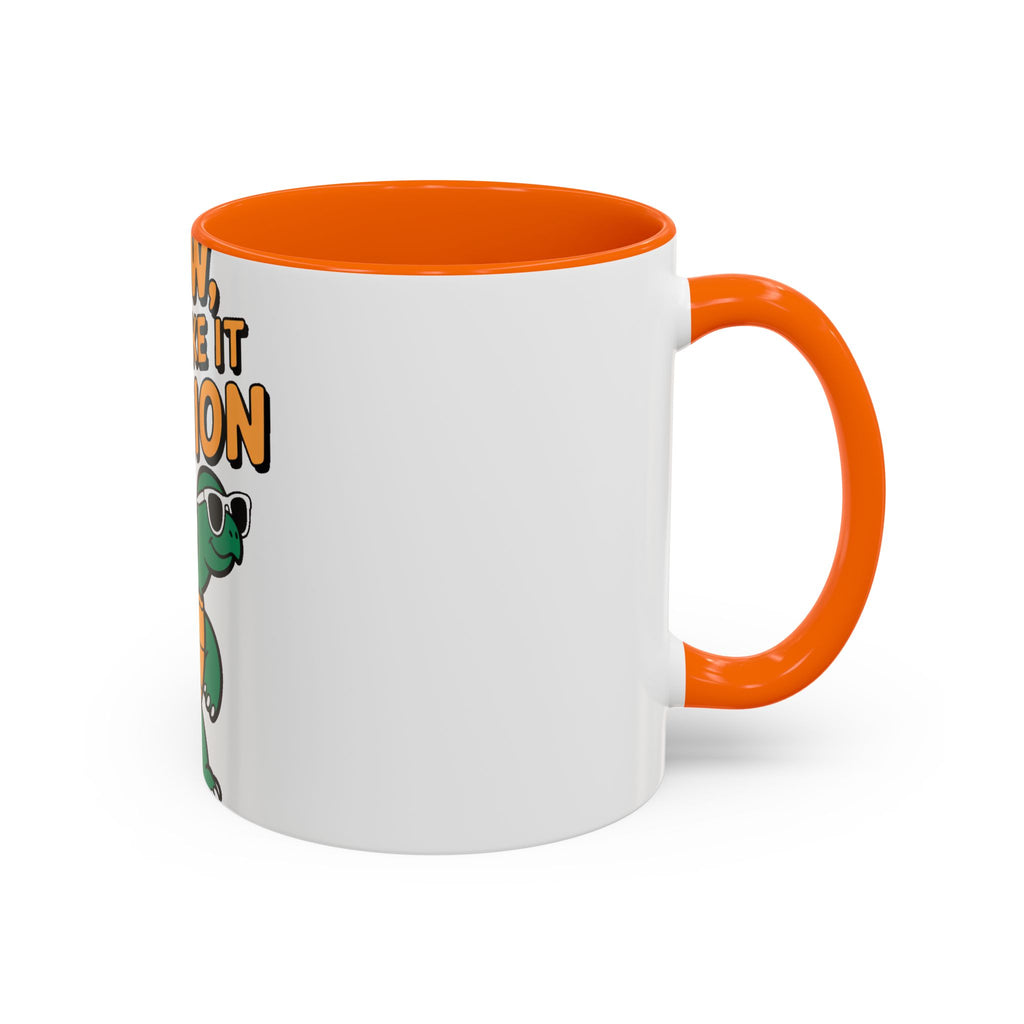 Slow But Fashion Turtle Mug, Funny Sunglasses Turtle Coffee Cup, Cute Turtle Lover Gift, Sassy Animal Mug for Coffee Tea Lovers