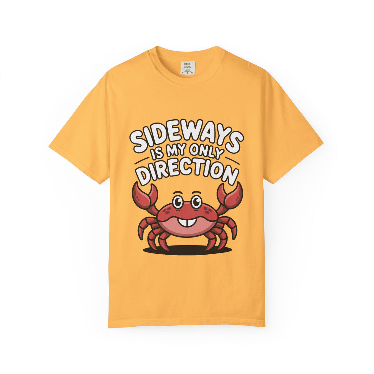 Funny Crab Shirt, Sideways Is My Only Direction T-Shirt, Cute Beach Crab Tee, Funny Ocean Animal Gift