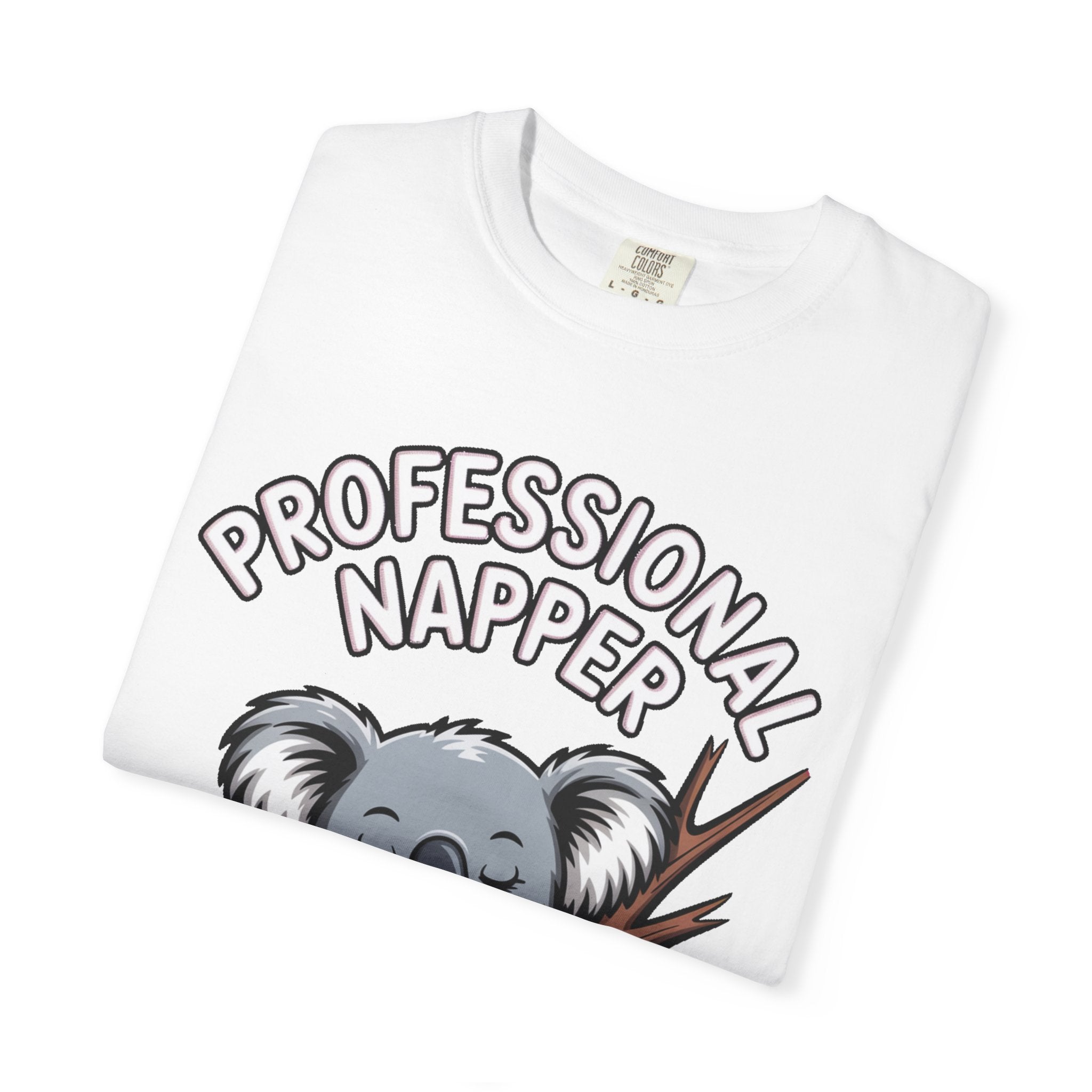 Professional Napper Koala Shirt, Funny Koala T-Shirt, Cute Sleepy Animal Tee, Nap Lover Gift, Cozy Koala Graphic Tee