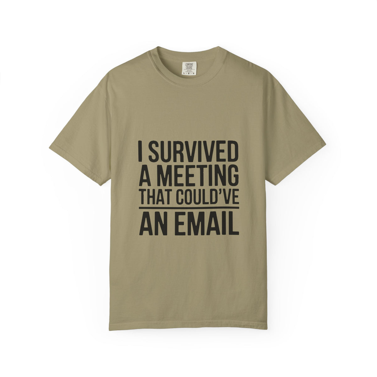 I Survived A Meeting That Could've Been An Email Shirt, Funny Office T-Shirt, Sarcastic Coworker Gift, Corporate Humor Tee