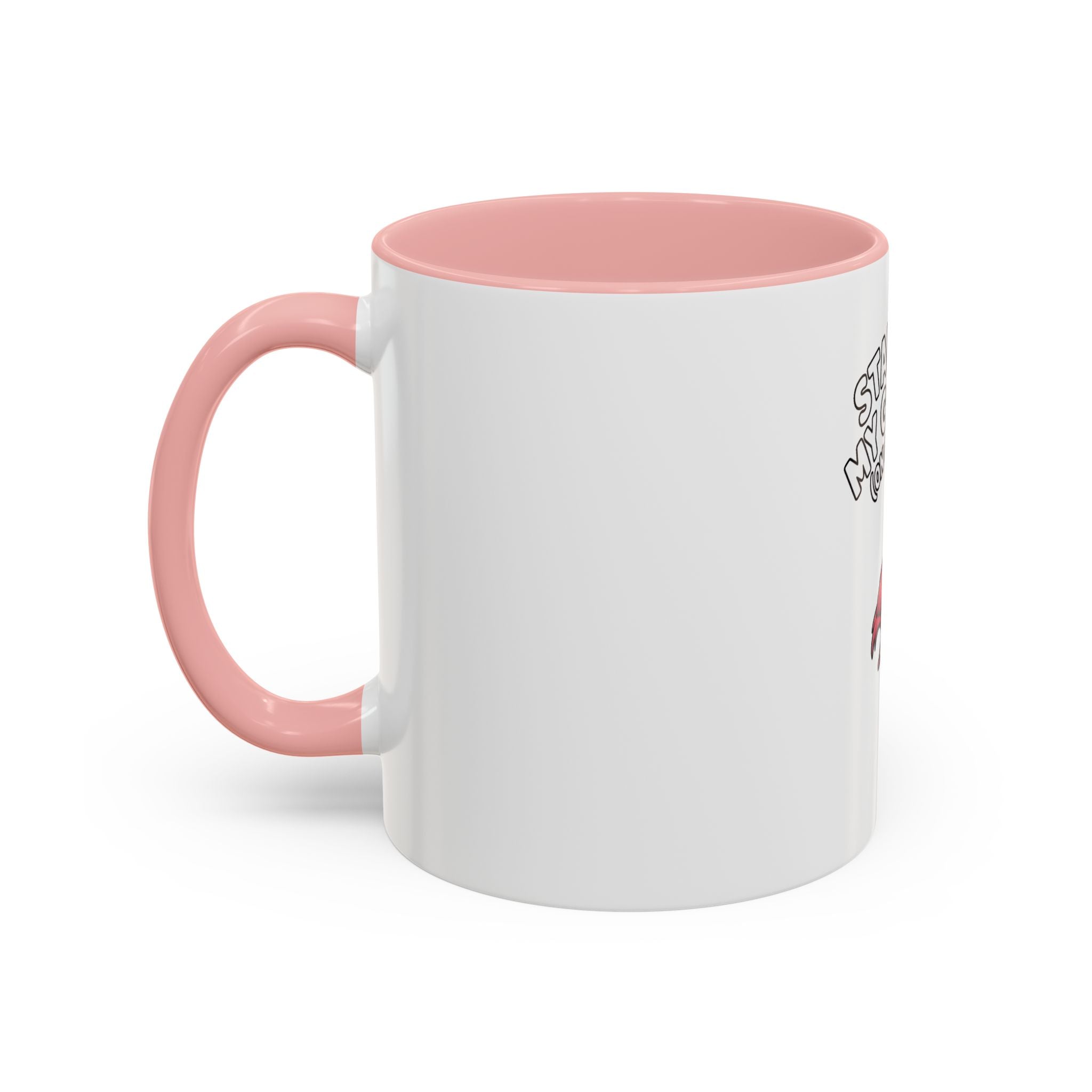 Standing My Ground Flamingo Mug, Funny One Leg Flamingo Coffee Cup, Sassy Bird Lover Gift, Cute Cartoon Flamingo Accent Mug
