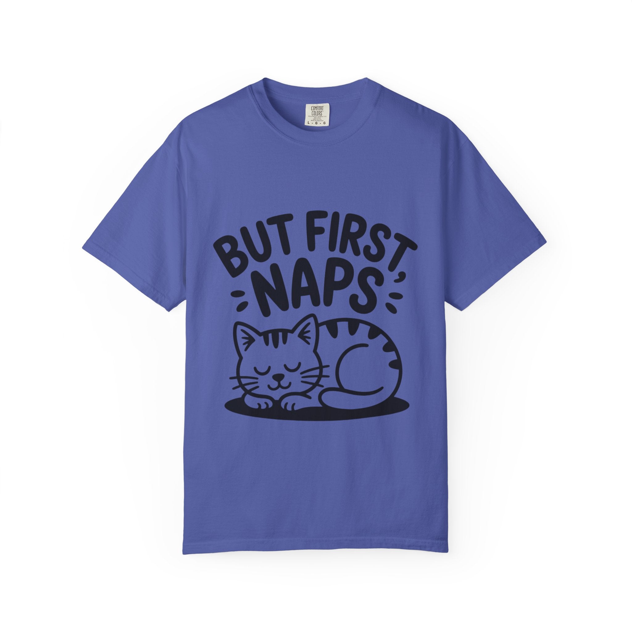 But First Naps Cat Shirt, Funny Sleepy Cat T-Shirt, Cute Napping Kitten Tee, Cat Lover Gift, Nap Lover Shirt