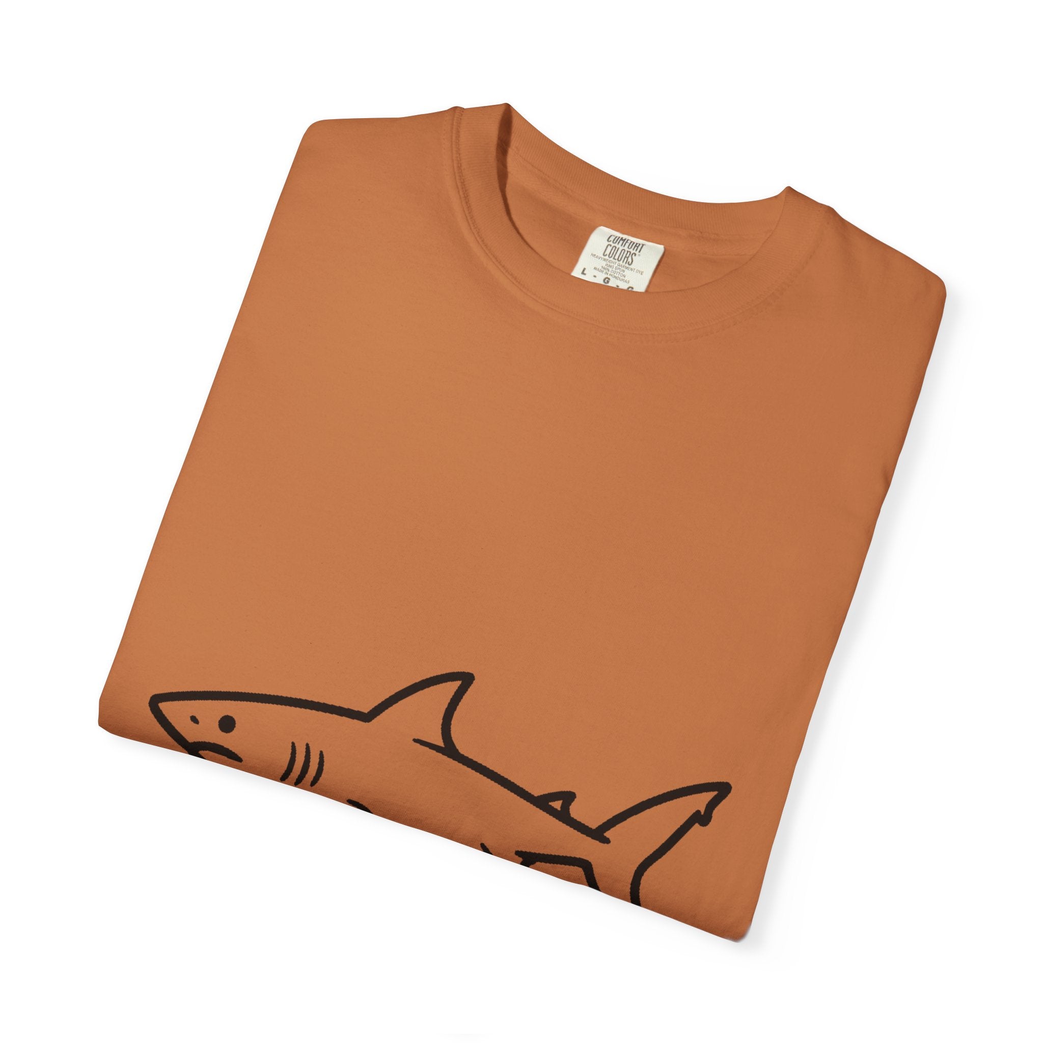 Definitely A Shark Diagram Shirt, Funny Deadpan Meme Tee, Sarcastic Textbook Diagram T-Shirt, Shark Lover Gift