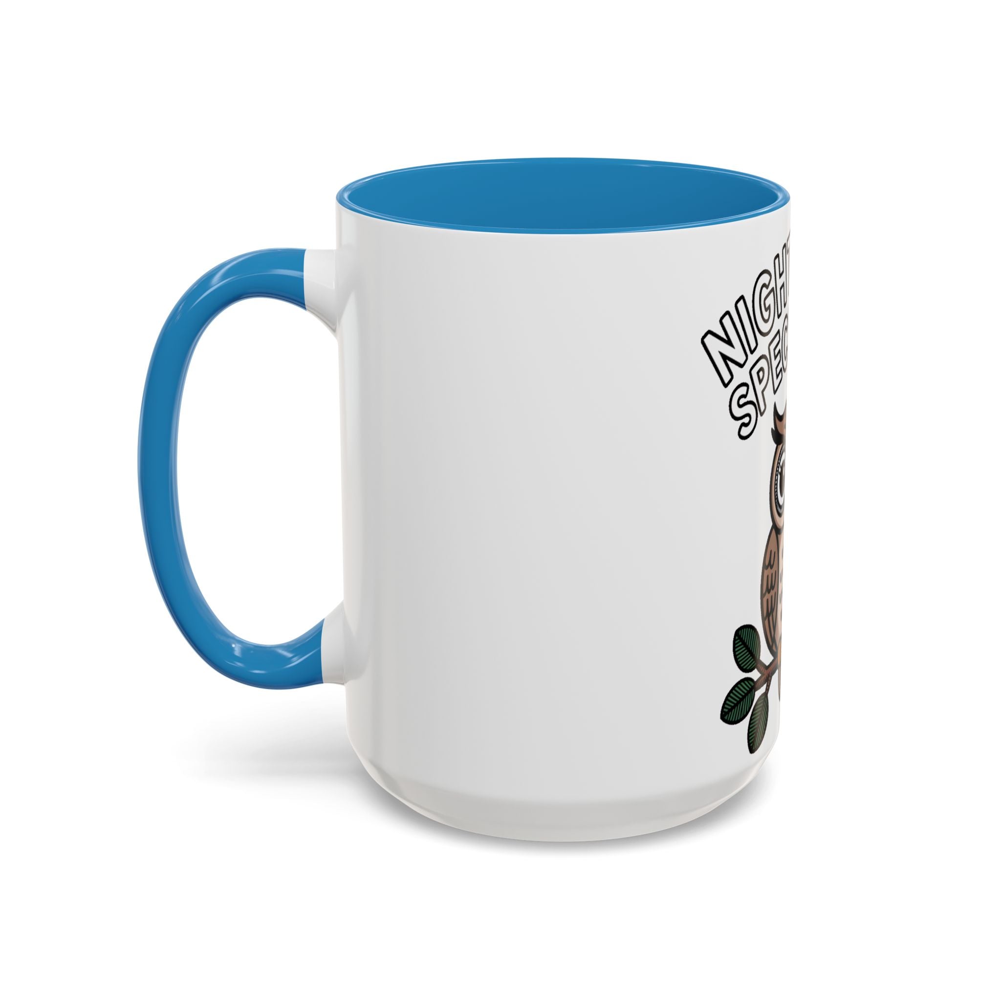 Night Shift Owl Mug, Funny Night Shift Specialist Coffee Cup, Cute Owl Lover Gift, Nurse Coworker Gift Mug