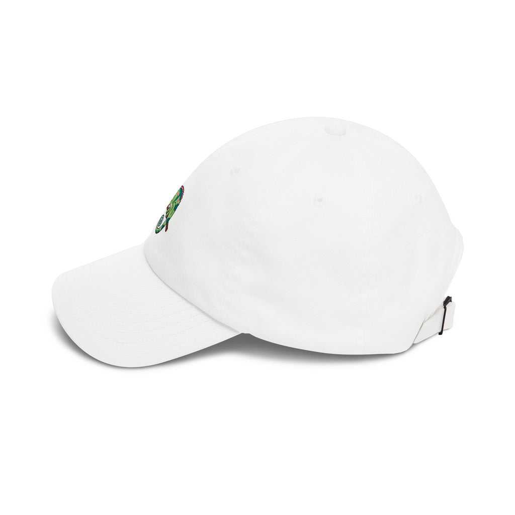 Chameleon Dad Hat, Cute Chameleon On Branch Embroidered Cap, Reptile Lover Gift, Cartoon Animal Dad Cap, Unstructured 6-Panel Hat