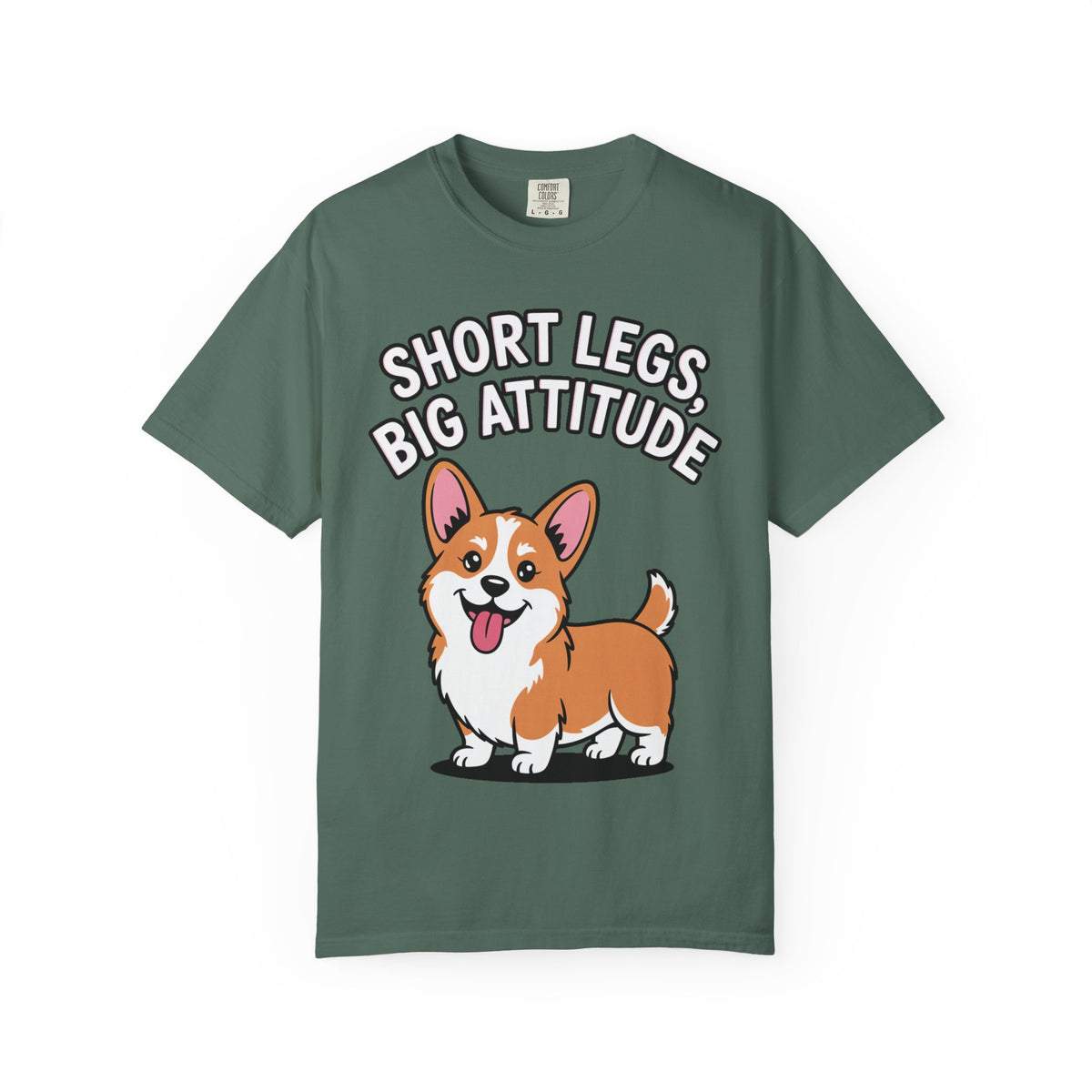 Short Legs Big Attitude Corgi Shirt, Funny Corgi T-Shirt, Cute Dog Lover Gift, Corgi Mom Dad Tee, Sassy Dog Graphic Shirt
