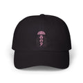 Glowing Jellyfish Dad Hat, Cute Cartoon Jellyfish Embroidered Cap, Ocean Lover Gift, Unstructured Baseball Cap for Beach Days