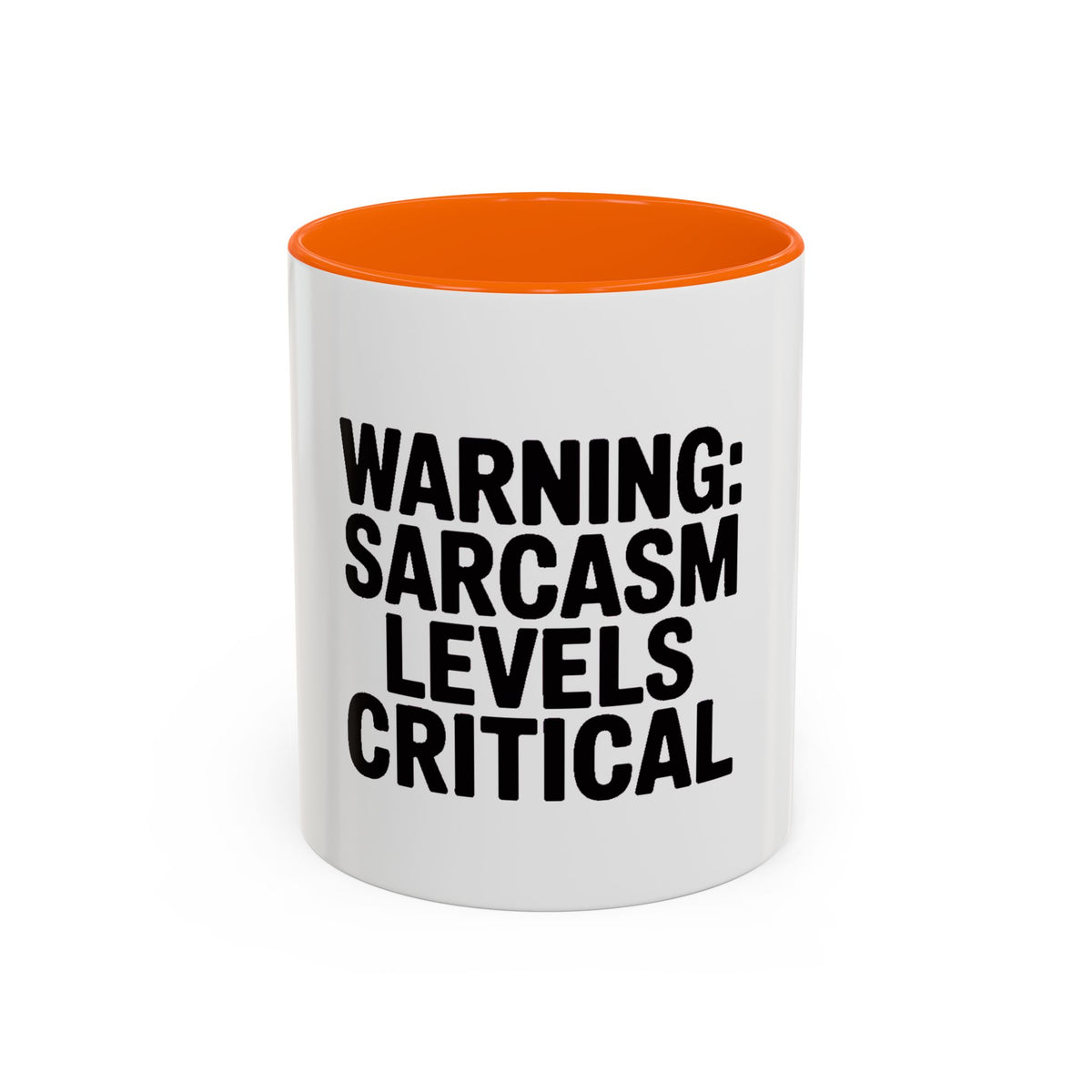 Warning Sarcasm Levels Critical Mug, Funny Sarcastic Coffee Mug, Sarcasm Quote Cup, Coworker Gift, Funny Office Mug