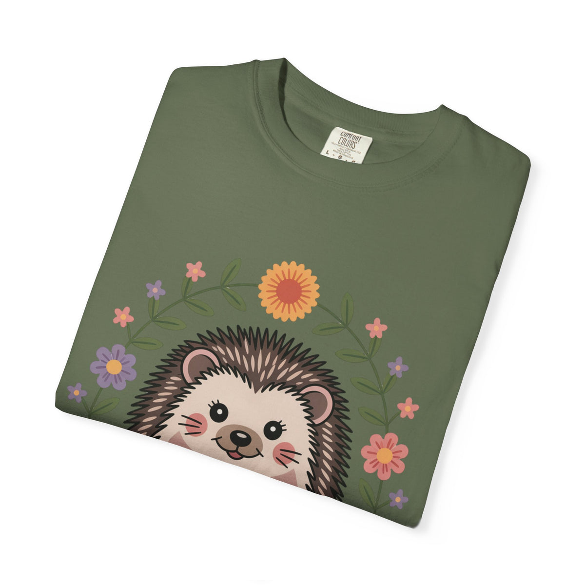 Floral Hedgehog T-Shirt