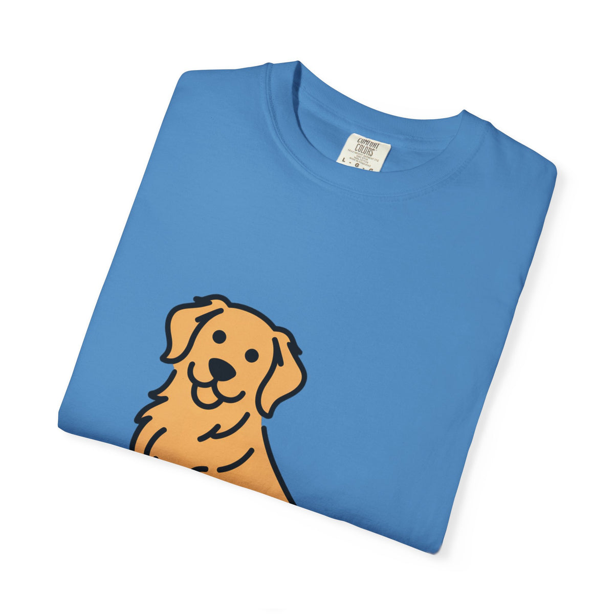Golden Retriever Shirt, Minimalist Dog Silhouette T-Shirt, Cute Line Art Dog Lover Gift, Retriever Mom Dad Tee
