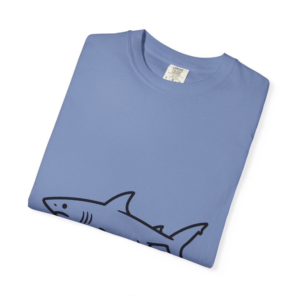 Definitely A Shark Diagram Shirt, Funny Deadpan Meme Tee, Sarcastic Textbook Diagram T-Shirt, Shark Lover Gift