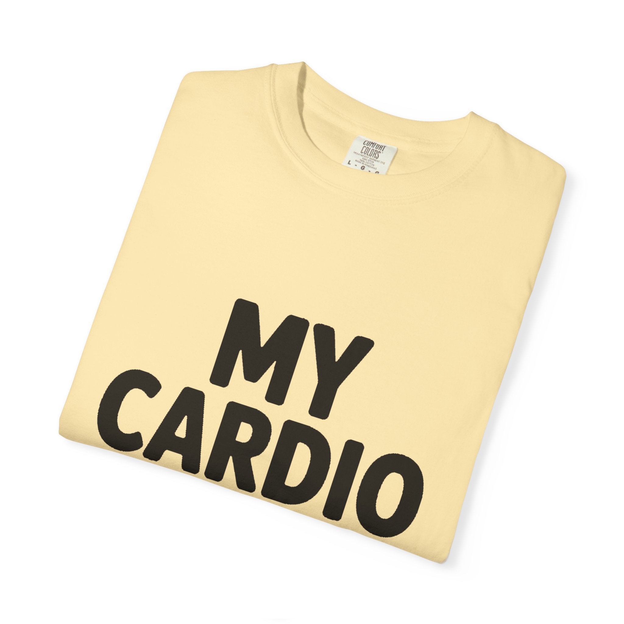 My Cardio Is Running Late Shirt, Funny Gym Excuse T-Shirt, Sarcastic Workout Tee, Lazy Fitness Humor Gift
