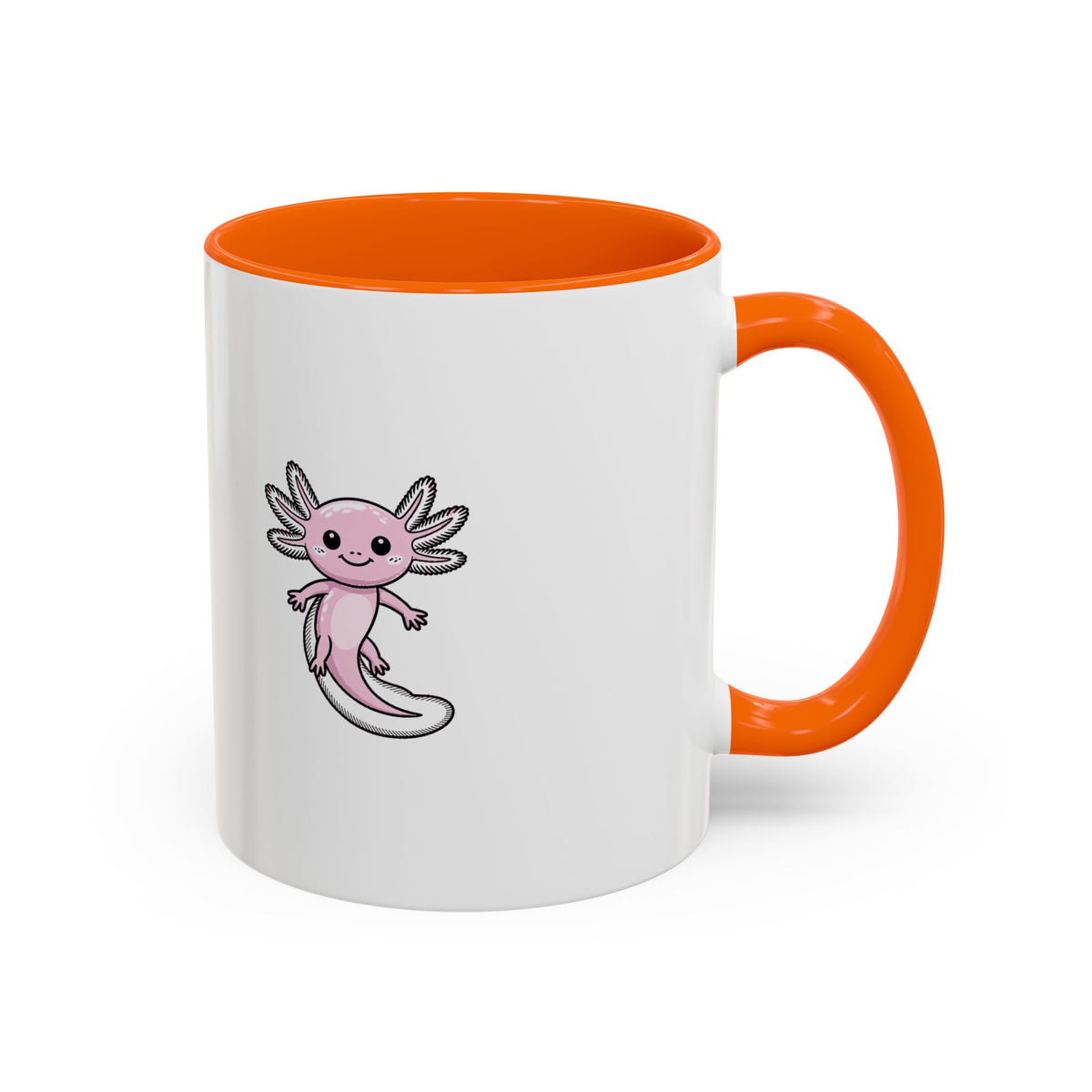 Cute Axolotl Mug, Smiling Axolotl Coffee Cup, Kawaii Axolotl Gift, Cute Animal Lover Mug, Aquatic Pet Mug for Her