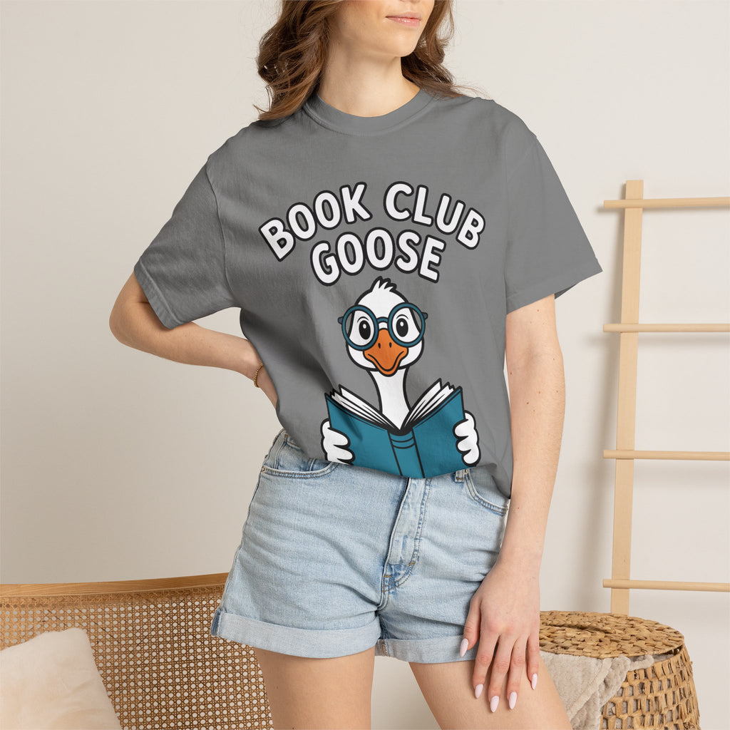 Book Club Goose Shirt, Funny Reading Goose T-Shirt, Bookworm Gift, Cute Bookish Goose Tee, Librarian Gift for Book Lovers