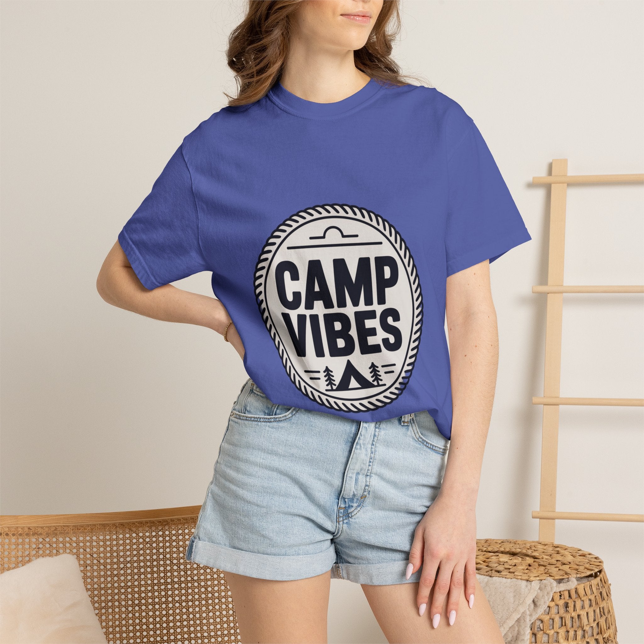Coin Badge Camp Vibes T-Shirt
