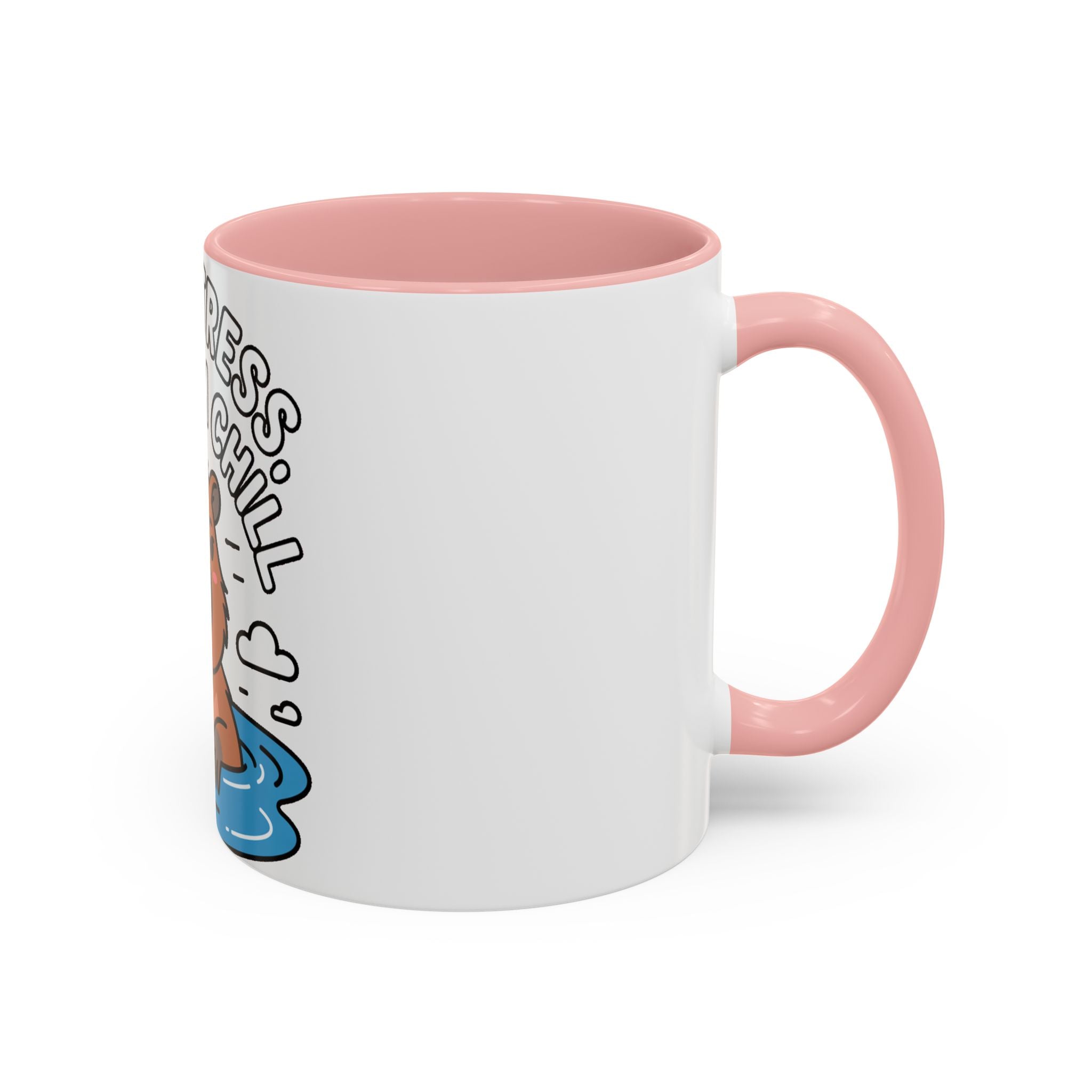 Zero Stress Capybara Mug, Funny Chill Capybara Coffee Cup, Cute Hot Spring Animal Gift, Zero Stress Maximum Chill Mug