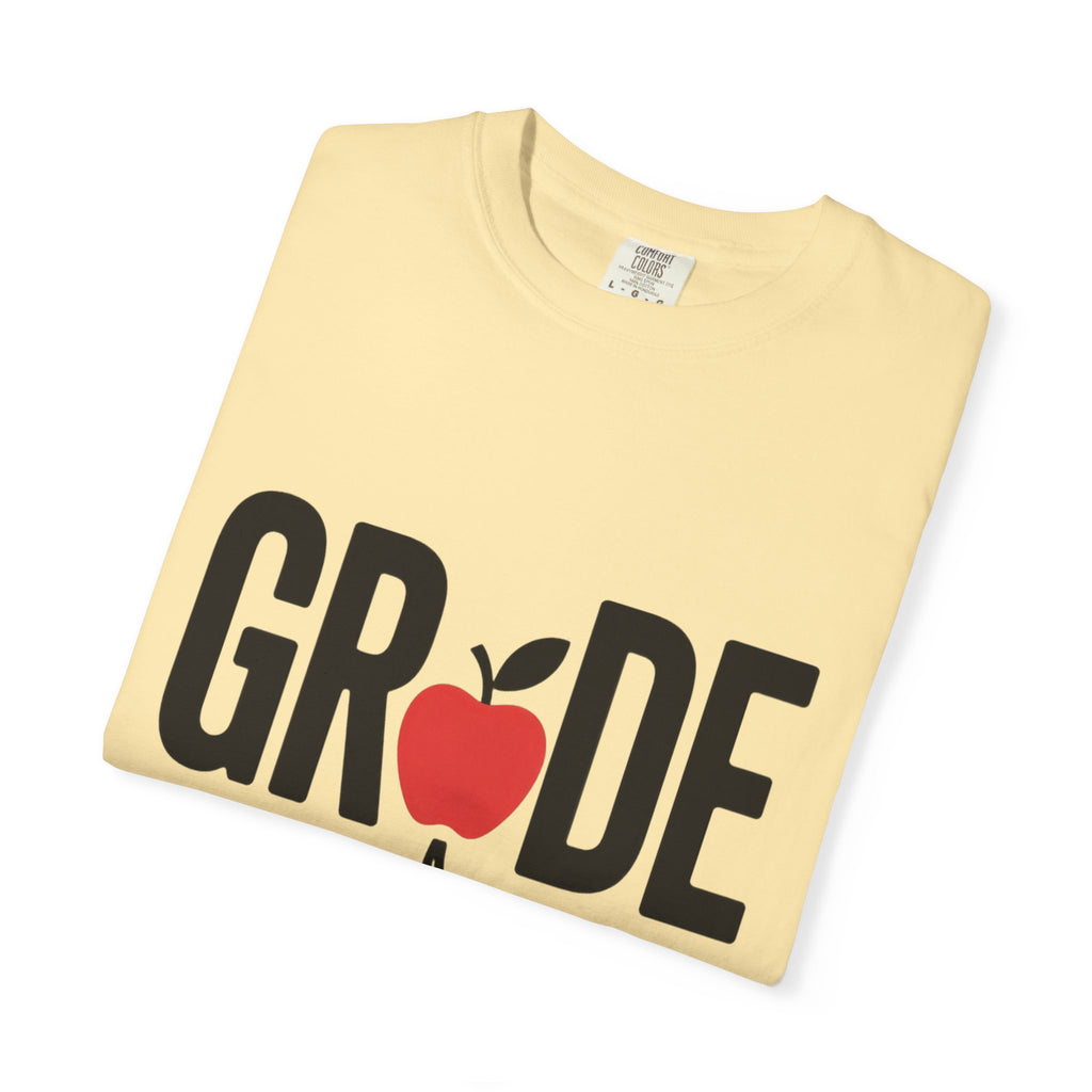 Grade A Teacher Shirt, Funny Apple Teacher T-Shirt, Cute Teacher Appreciation Gift, Back to School Tee for Teacher