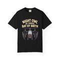 Night Owl By Choice Bat Shirt, Funny Bat T-Shirt, Cute Bat Wearing Sunglasses Tee, Halloween Gift for Night Owls