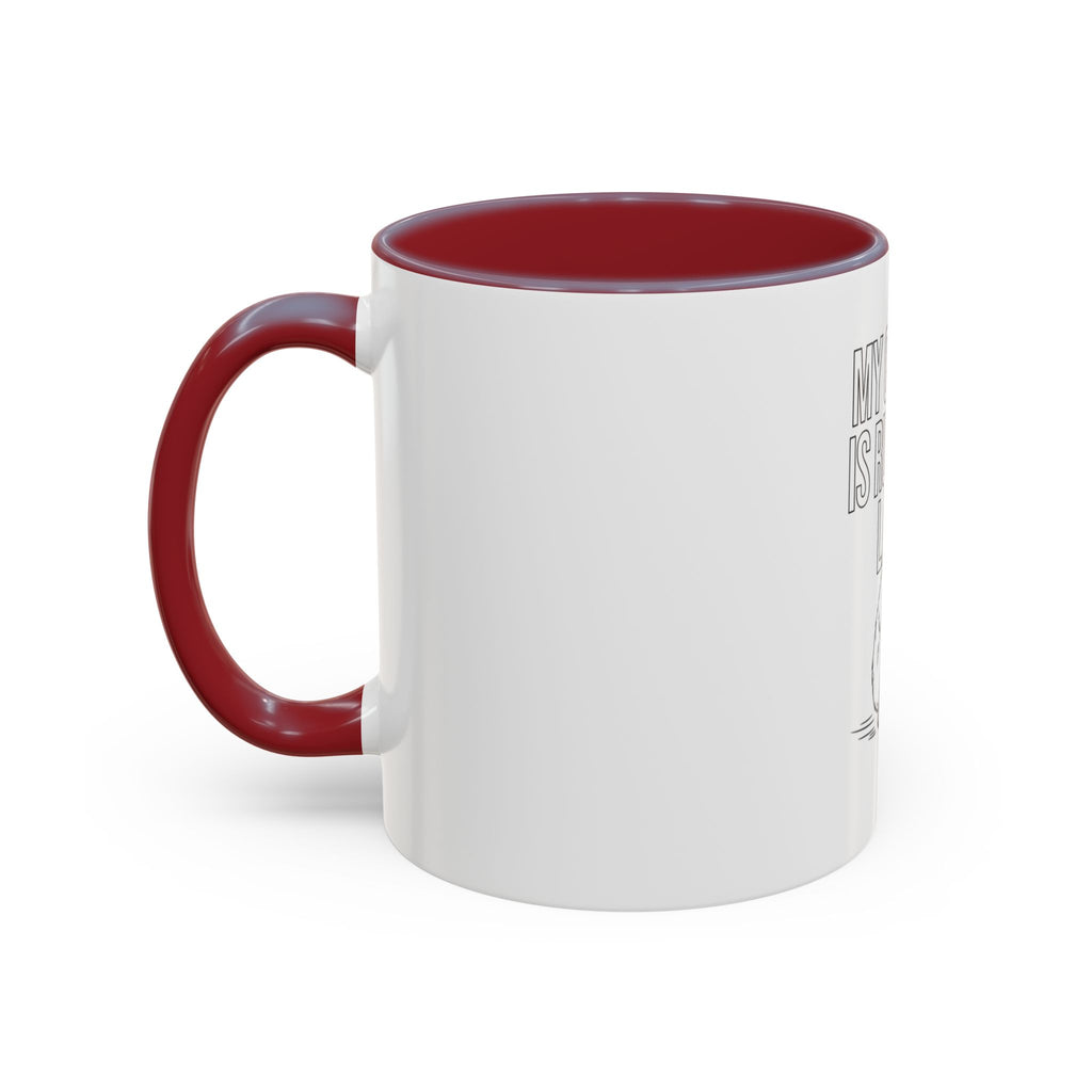 Coffee Mug — "My Cardio Is Running Late" Lazy Sloth Funny Gift