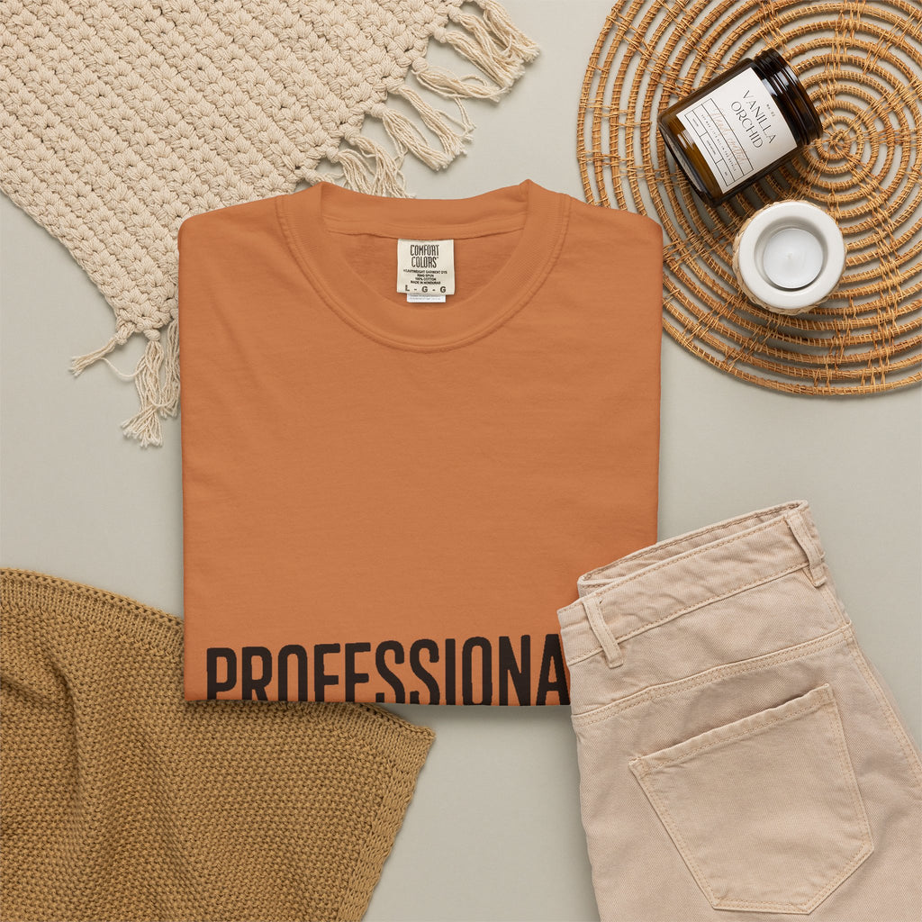 Professionally Awkward Shirt, Funny Sarcastic T-Shirt, Bold Typography Tee, Office Humor Gift, Introvert Coworker Shirt