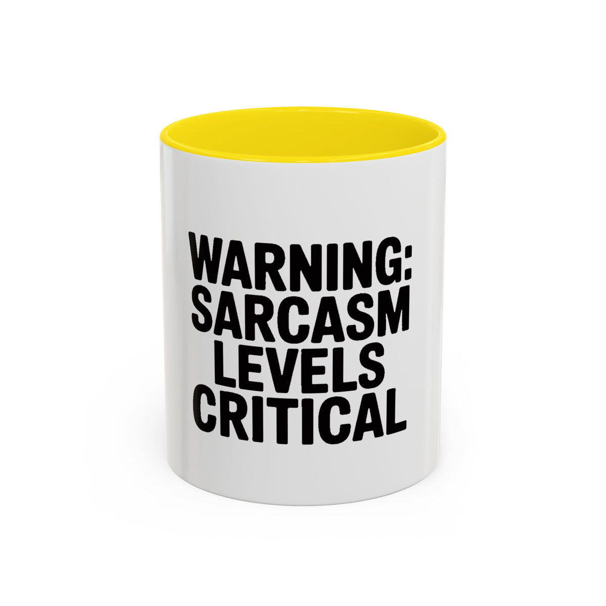 Warning Sarcasm Levels Critical Mug, Funny Sarcastic Coffee Mug, Sarcasm Quote Cup, Coworker Gift, Funny Office Mug