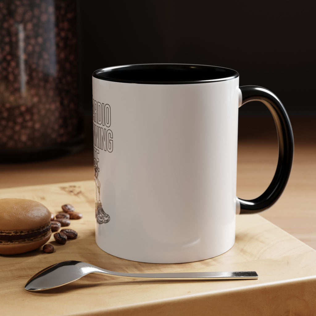 Coffee Mug — "My Cardio Is Running Late" Lazy Sloth Funny Gift