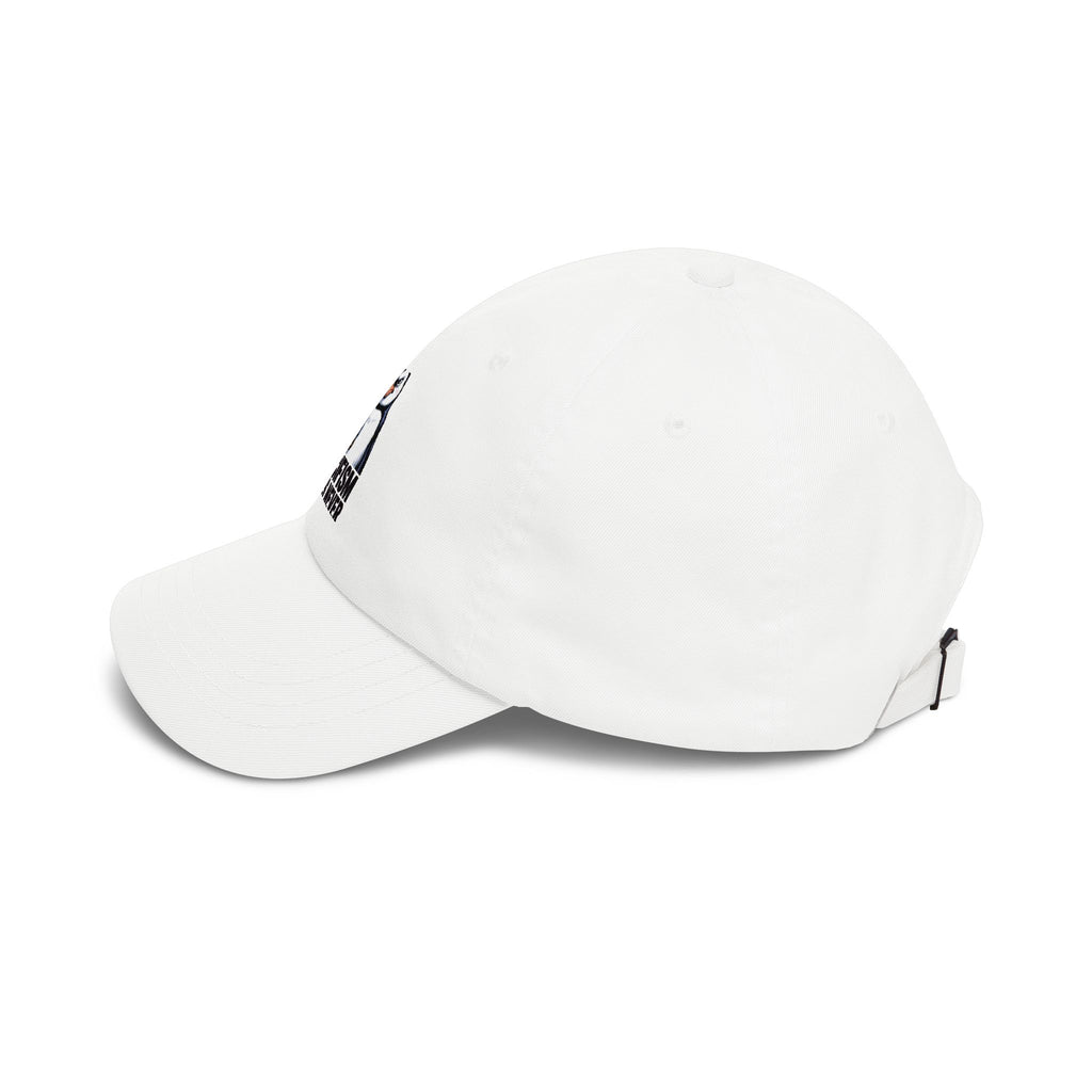 Funny Penguin Dad Hat, Pacifism Was Never An Option Cap, Sarcastic Penguin Embroidered Hat, Funny Animal Gift