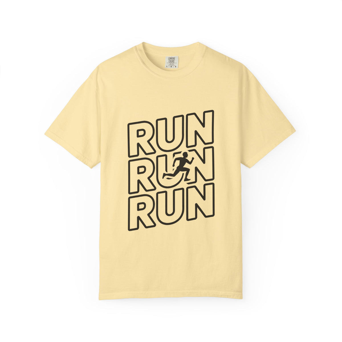Run Run Run Typography T-Shirt