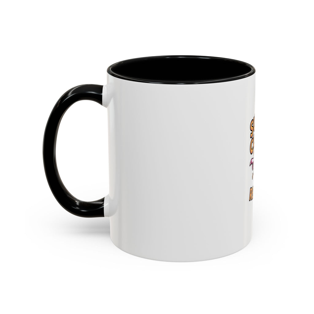 Funny Chicken Superhero Mug, Super Cluck To The Rescue Coffee Mug, Cute Chicken Lover Gift, Farm Animal Mug for Chicken Mom