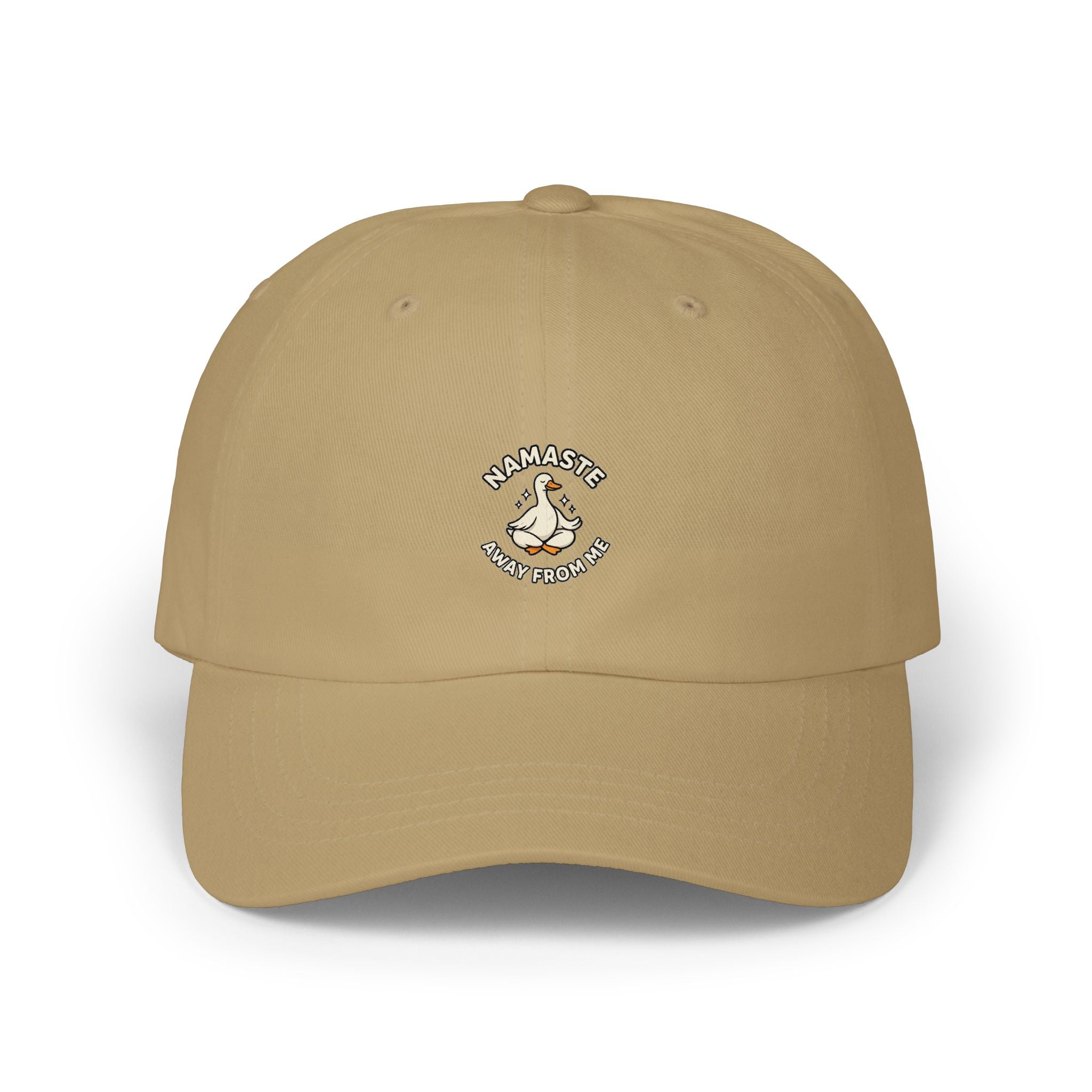 Dad Cap — "Namaste Bitches" Yoga Hand Gesture Embroidered Hat