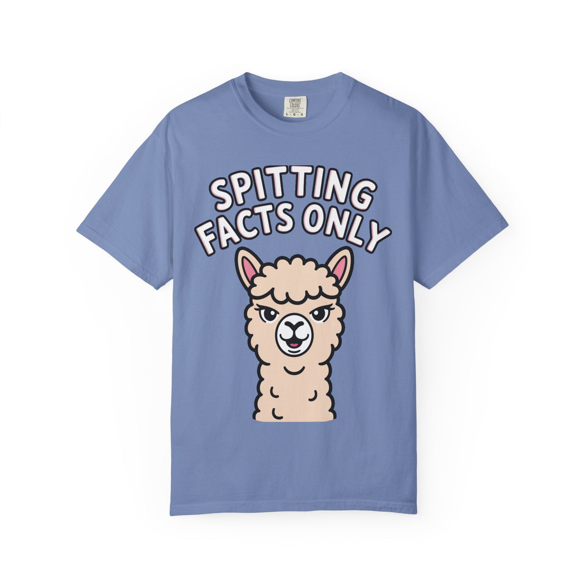 Funny Alpaca Shirt, Spitting Facts Only T-Shirt, Sassy Alpaca Tee, Cute Alpaca Lover Gift, Funny Animal Graphic Shirt