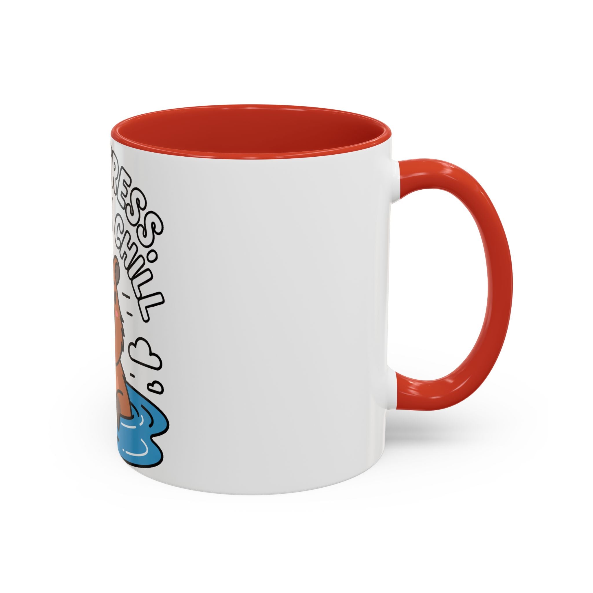 Zero Stress Capybara Mug, Funny Chill Capybara Coffee Cup, Cute Hot Spring Animal Gift, Zero Stress Maximum Chill Mug