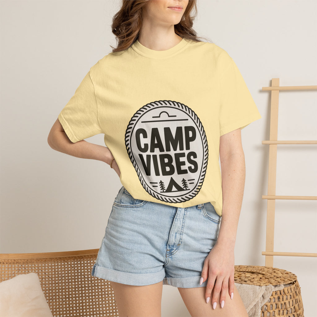 Coin Badge Camp Vibes T-Shirt