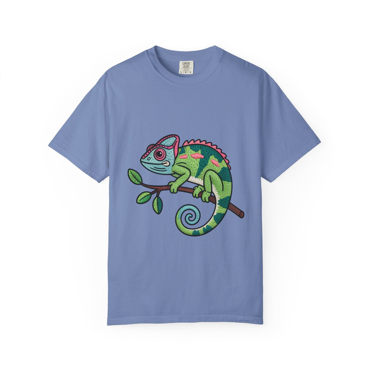Cute Chameleon Shirt, Chameleon On A Branch T-Shirt, Cartoon Reptile Lover Gift, Funny Chameleon Tee