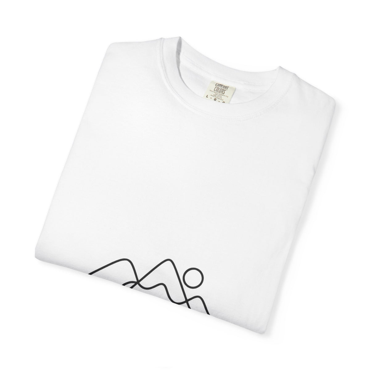 Line Art Mountain Range T-Shirt