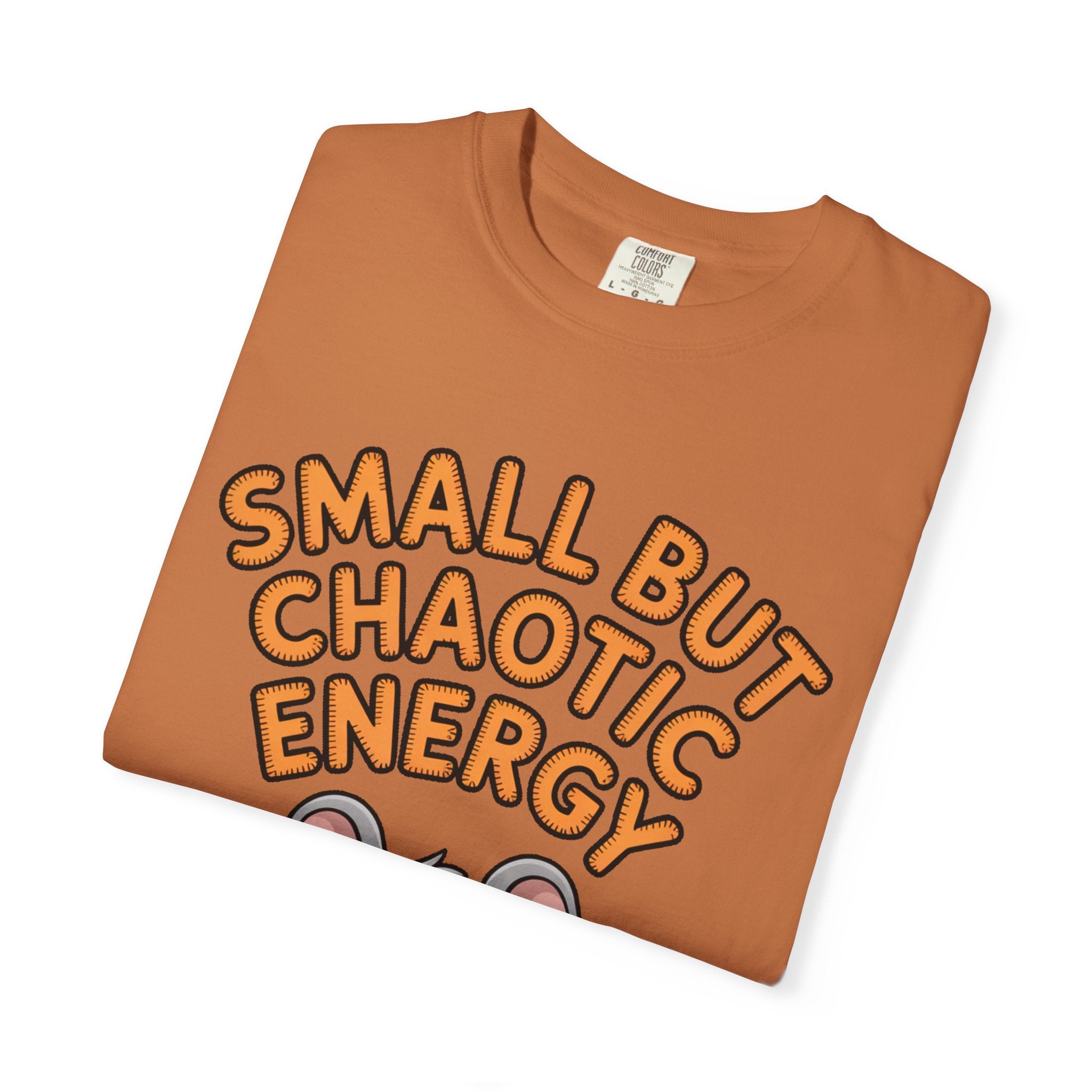 Small But Chaotic Energy Mouse Shirt, Funny Mouse T-Shirt, Cute Cartoon Animal Tee, Sarcastic Gift for Her