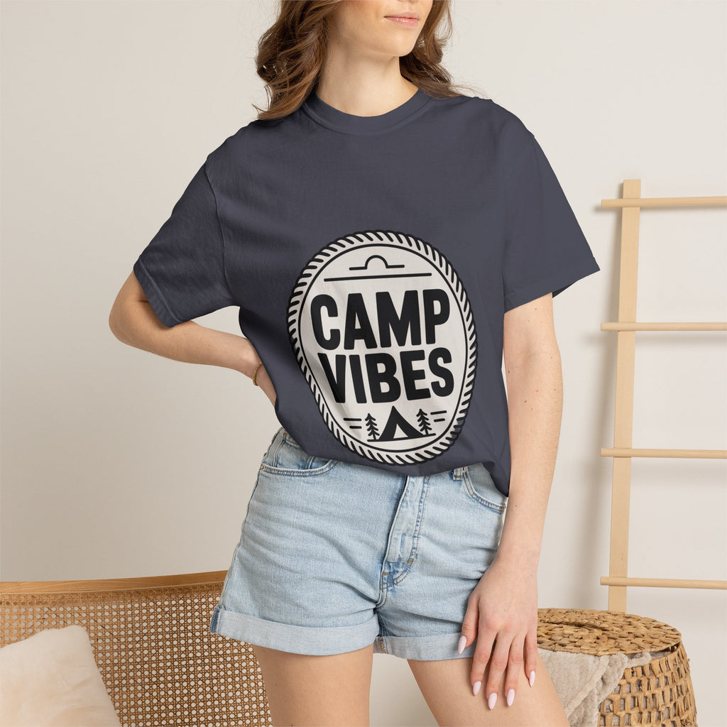 Coin Badge Camp Vibes T-Shirt