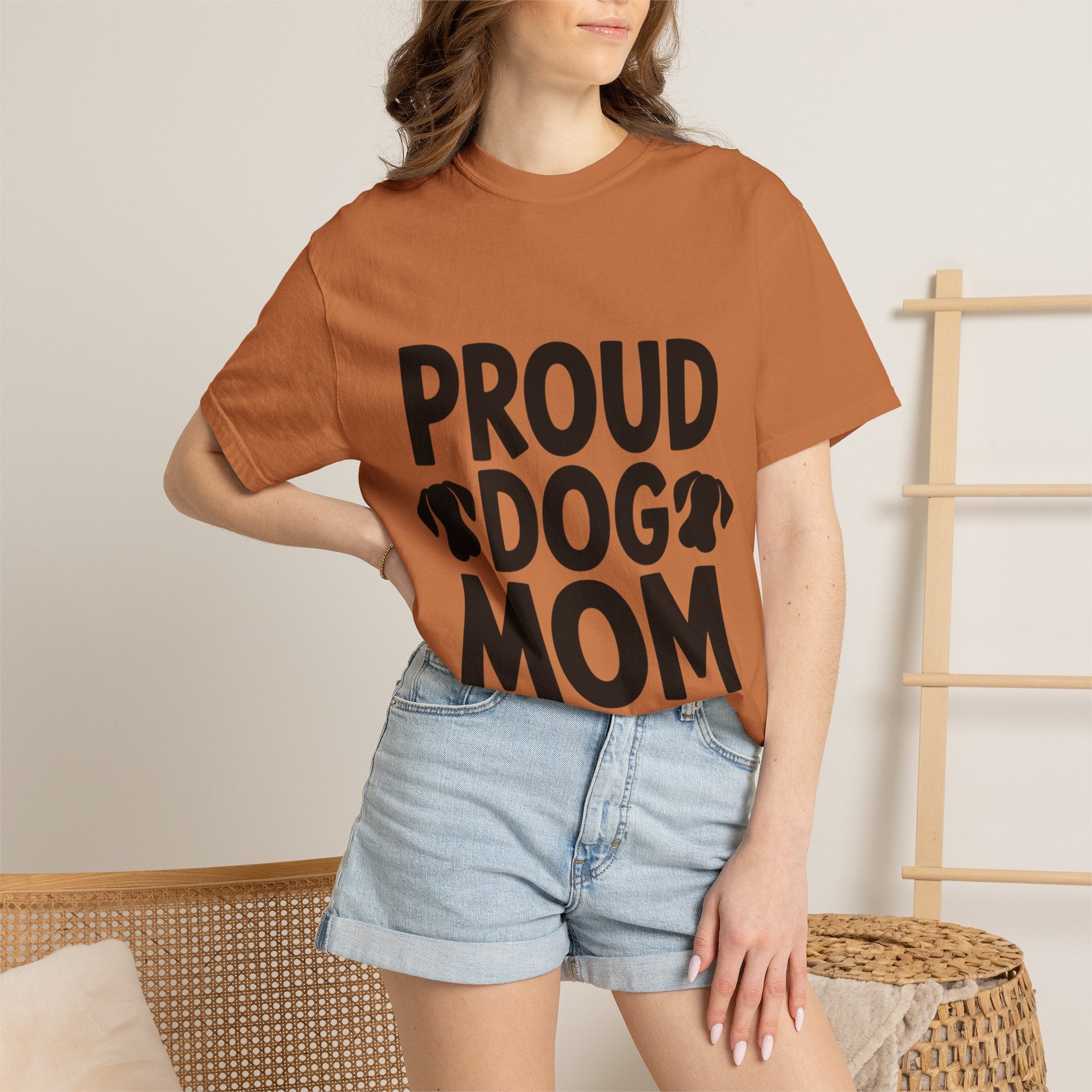 Proud Dog Mom Shirt, Dog Lover T-Shirt, Cute Dog Mom Gift, Dog Mama Tee, Funny Dog Owner Shirt for Women