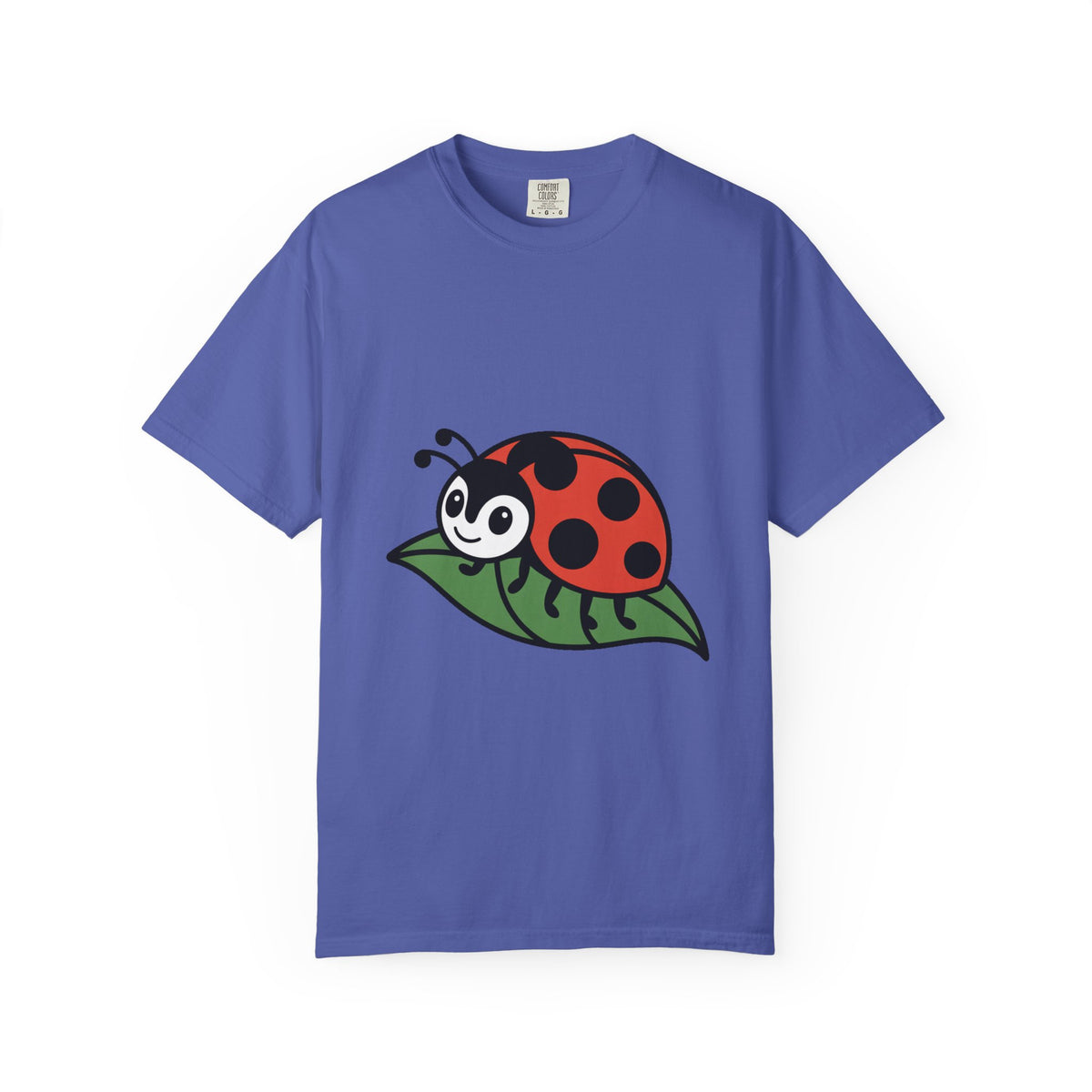 Cute Ladybug T-Shirt, Ladybug On A Leaf Shirt, Garden Bug Lover Gift, Nature Insect Graphic Tee, Kids Ladybug Shirt