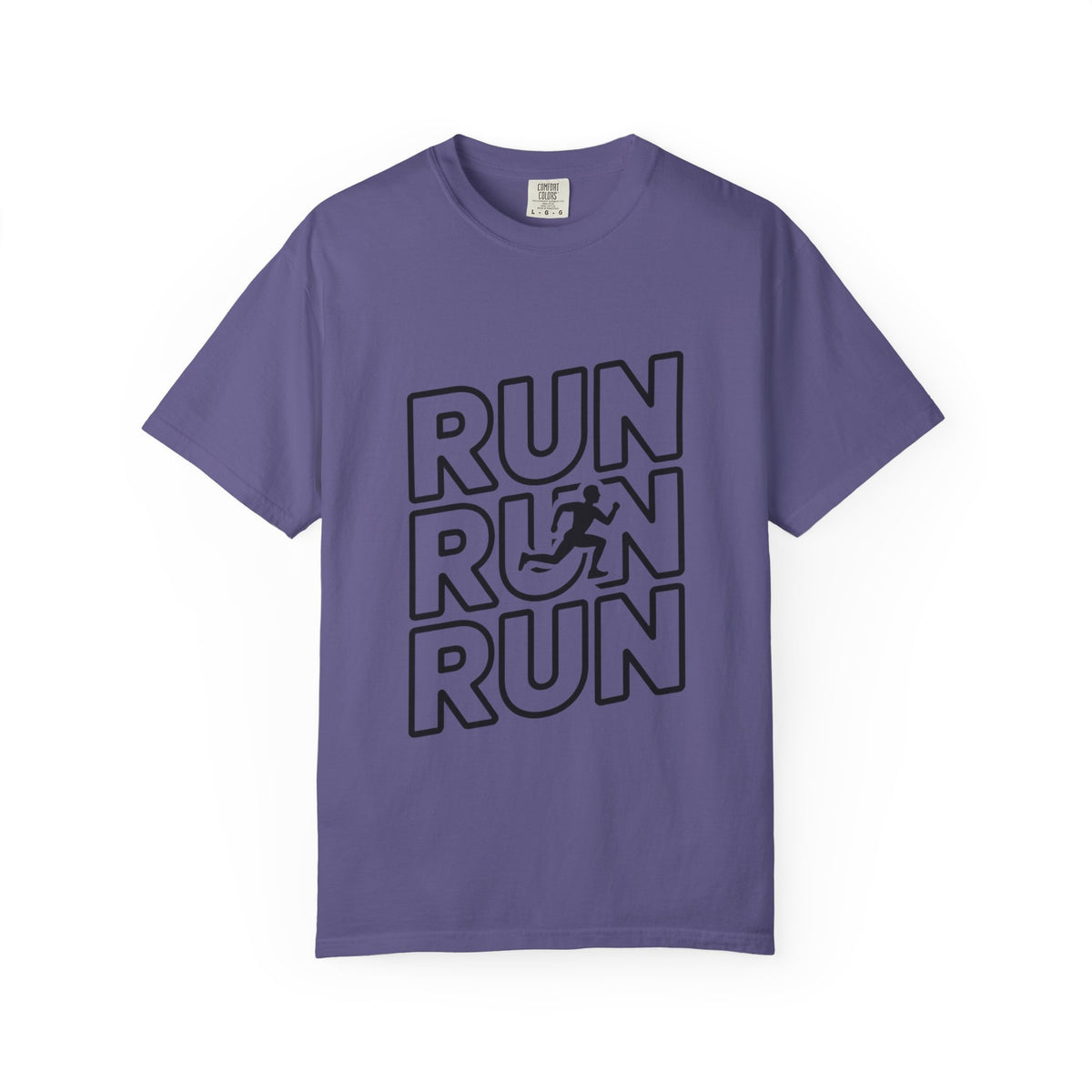 Run Run Run Typography T-Shirt