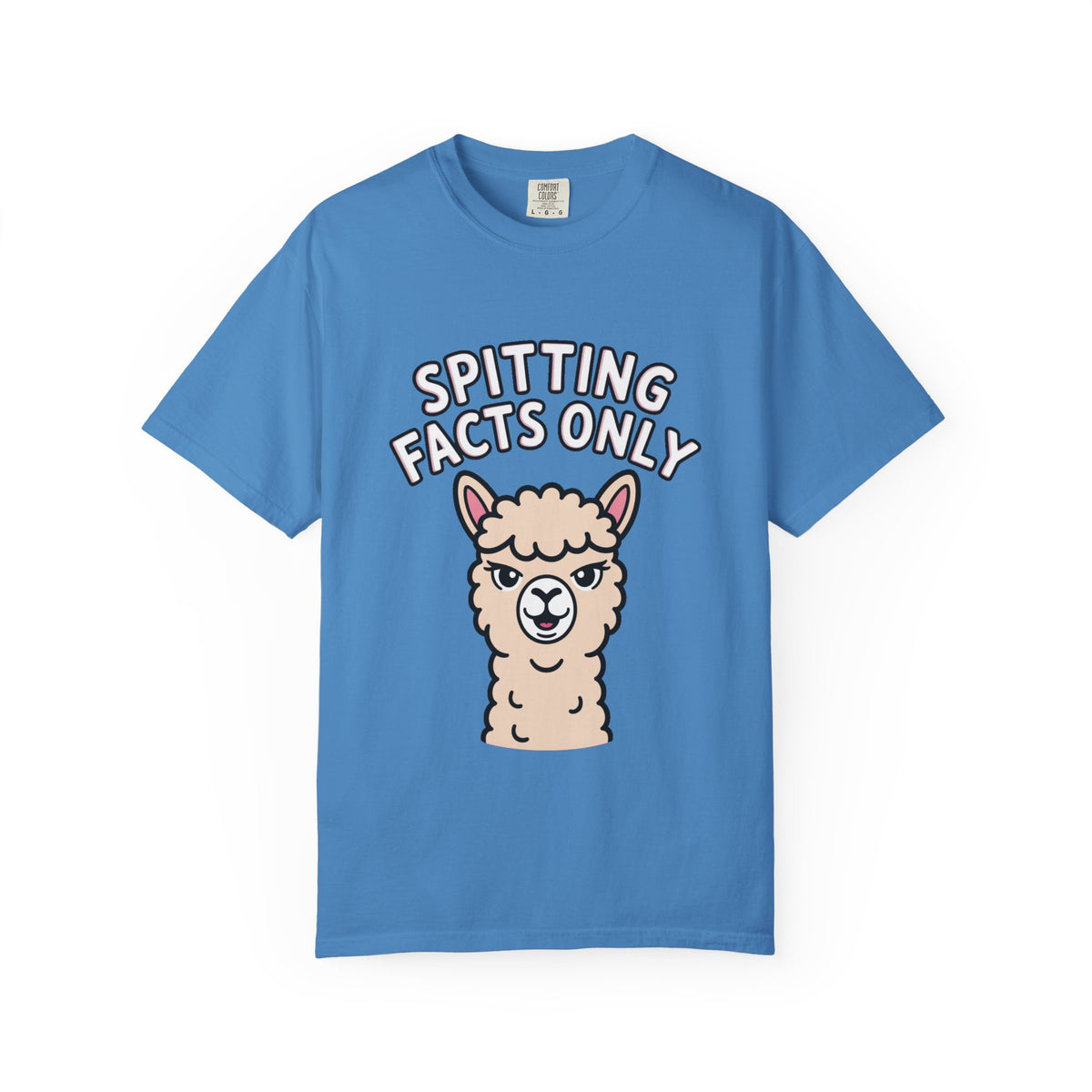 Funny Alpaca Shirt, Spitting Facts Only T-Shirt, Sassy Alpaca Tee, Cute Alpaca Lover Gift, Funny Animal Graphic Shirt