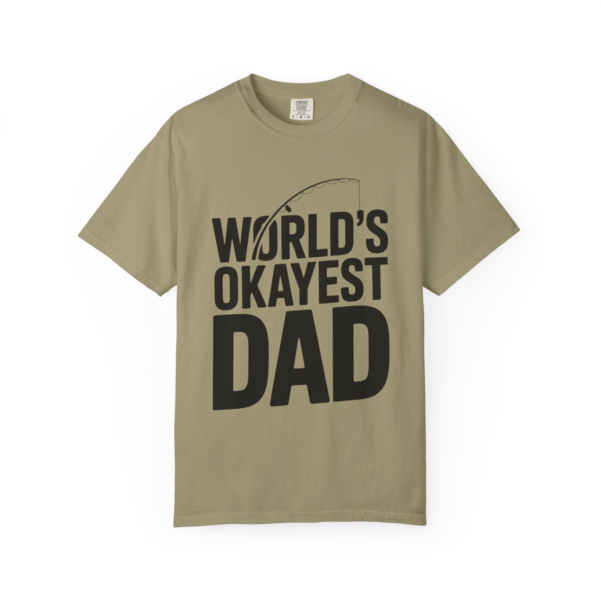 World's Okayest Dad Shirt, Funny Fishing Dad T-Shirt, Fathers Day Gift, Funny Dad Gift From Kids, Sarcastic Dad Tee