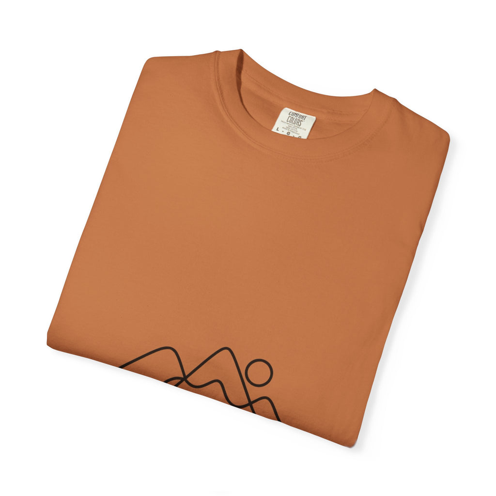 Line Art Mountain Range T-Shirt