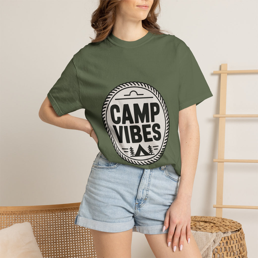 Coin Badge Camp Vibes T-Shirt