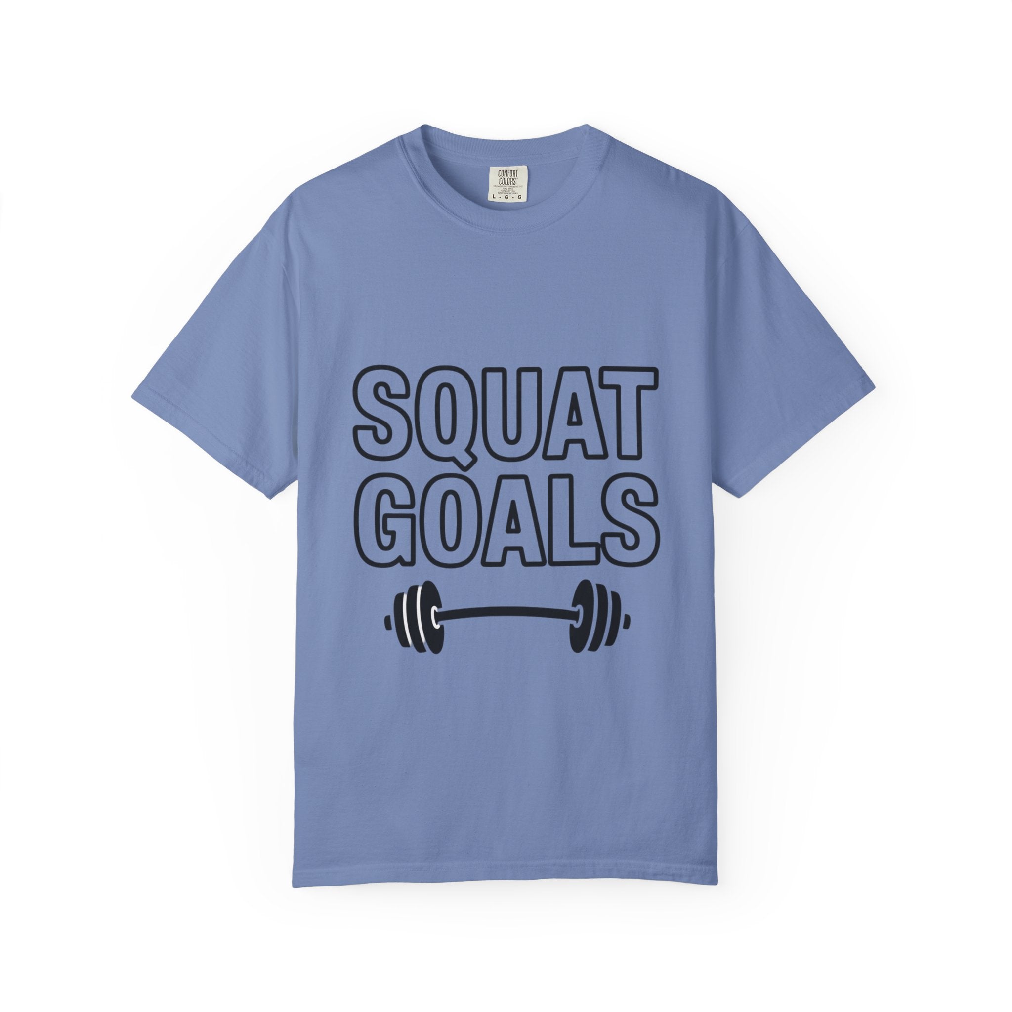 Squat Goals Shirt, Funny Gym T-Shirt, Barbell Workout Tee, Weightlifting Gift, Fitness Motivation Shirt, Squat Day Lover Gift