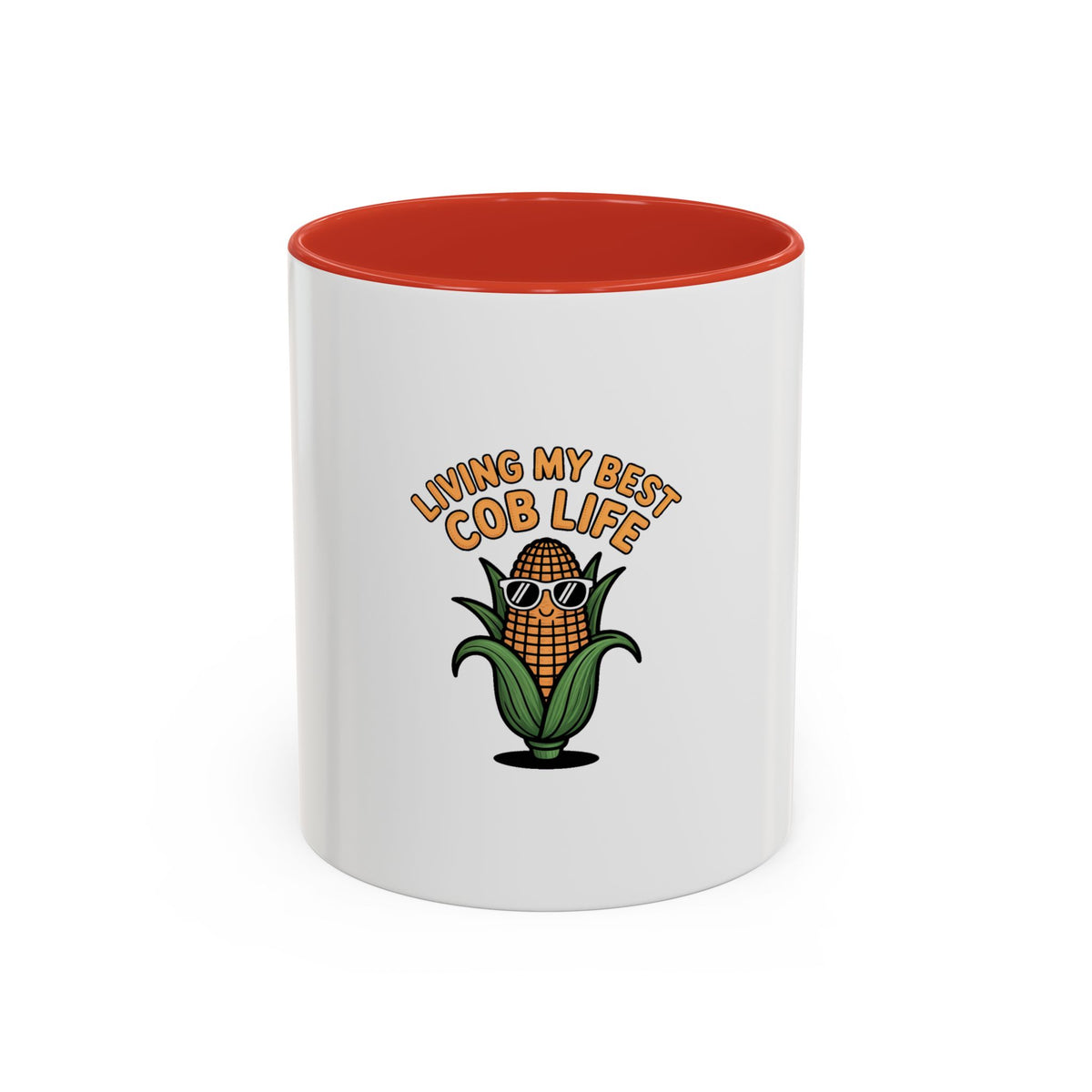 Funny Corn Mug, Living My Best Cob Life Coffee Mug, Cute Vegetable Pun Mug, Corn Lover Gift, Funny Kitchen Cup, Foodie Gift Idea
