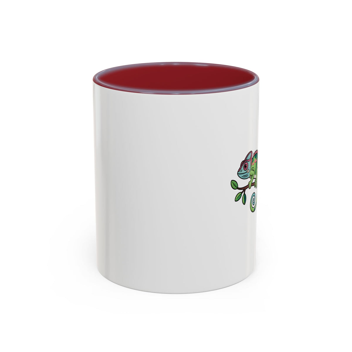 Cute Chameleon Mug, Cartoon Reptile Coffee Cup, Chameleon Lover Gift, Funny Lizard Ceramic Mug