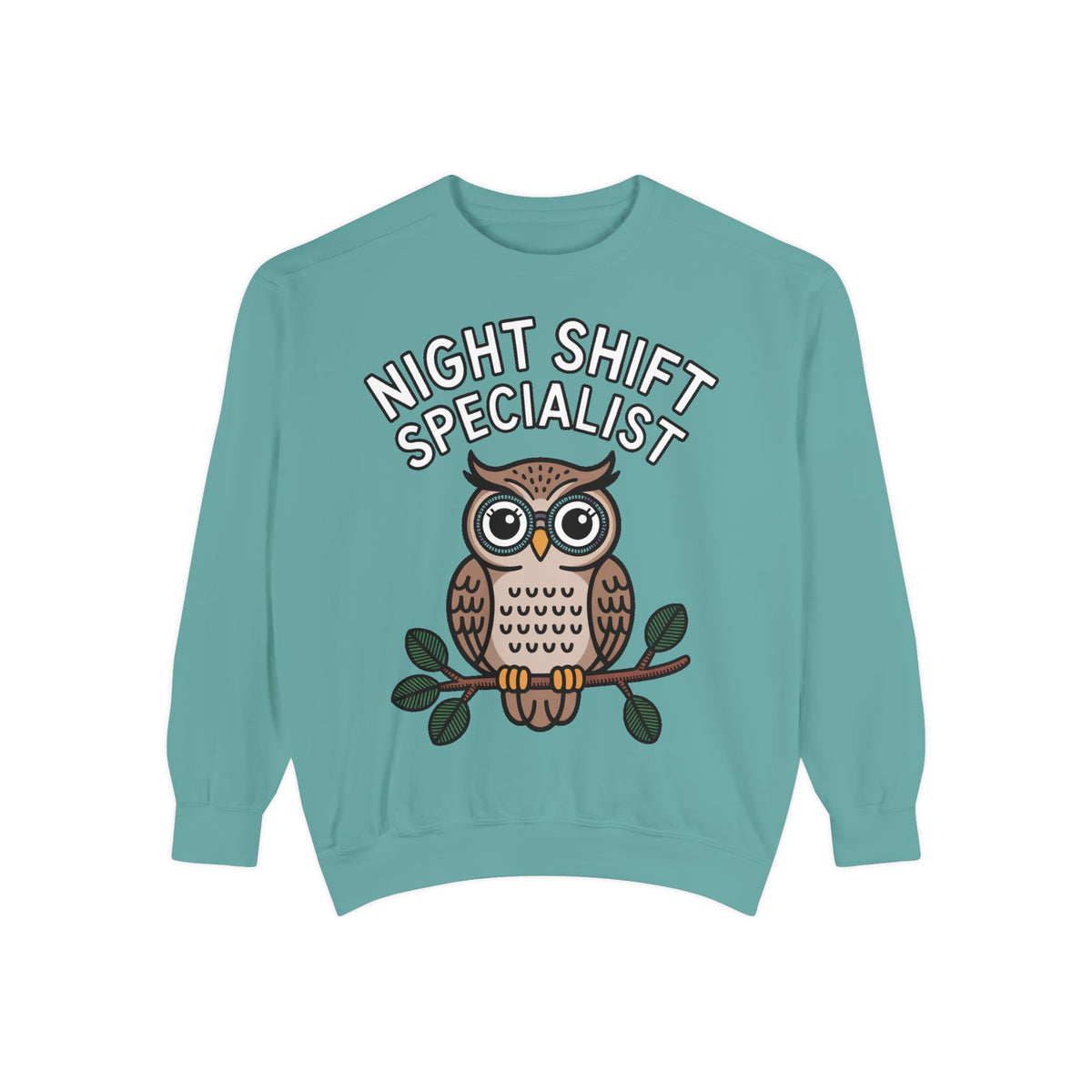 Night Shift Owl Sweatshirt, Funny Night Owl Crewneck, Night Shift Specialist Gift, Cute Bird Lover Sweatshirt, Nurse Gift